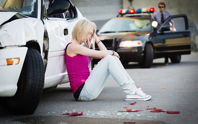 A very important step-by-step listing of car crash tips for teen