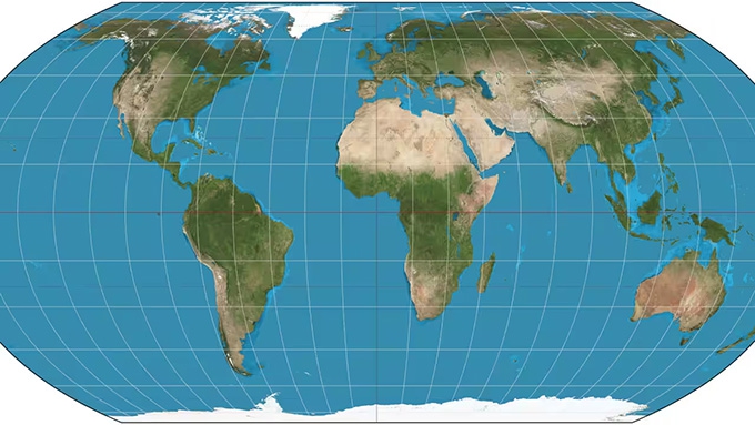 How did a school controversy about world maps end up at the United Nations?
