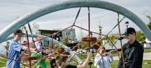 School playgrounds are getting squeezed: here are 8 ways to keep students active in small spaces