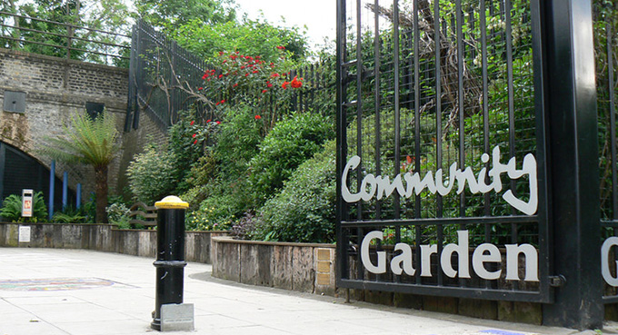 The Gardens Community Garden in Haringey. DCLG, CC BY-ND