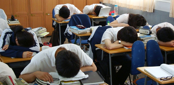 studentsasleep