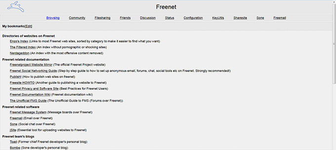 An introductory page on Freenet. Roderick Graham and Brian Pitman