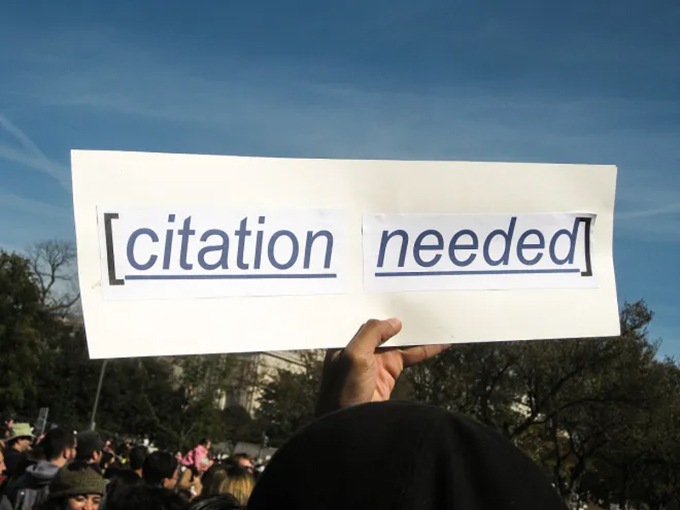 Saving words – check your citations