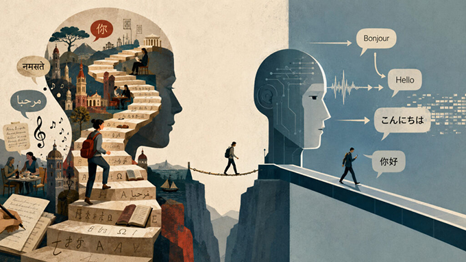 If AI can translate instantly, why learn another language?