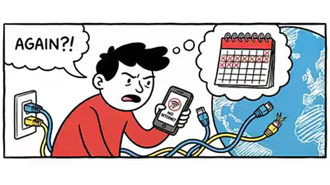 What would happen if the internet went down?